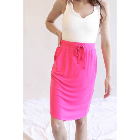 Zenana Fringe Edge High Low Flowy Dress with Pockets